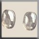 12255 Glass Treasures-Olive Bead 8/6mm Smokey Crystal Luster (Qty. 2) THUMBNAIL